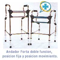 ANDADOR FORTA ALUMINIO DOBLE FUNCION