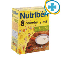 NUTRIBEN 8 CEREALES MIEL y 4 FRUTAS 600G