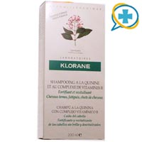 KLORANE CHAMPU QUININA COMP.VIT.B 200 ML