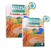 NESTLE 8 CEREALES MIEL 600 G.