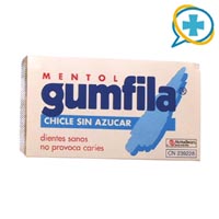 CHICLE GUMFILA MENTOL S/A 40X10 GRAGEAS