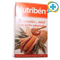 NUTRIBEN 8 CEREALES MIEL C/LECHE 700 G.