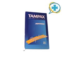 TAMPONES TAMPAX REGULAR 18 UND.