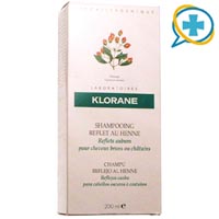 KLORANE CHAMPU HENNE NATURAL GDE. 200 CC