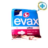 COMPRESAS EVAX ULTRA SUPER ALAS 14 U.I.